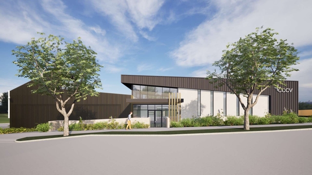 Artist's impression of the new CCCV building